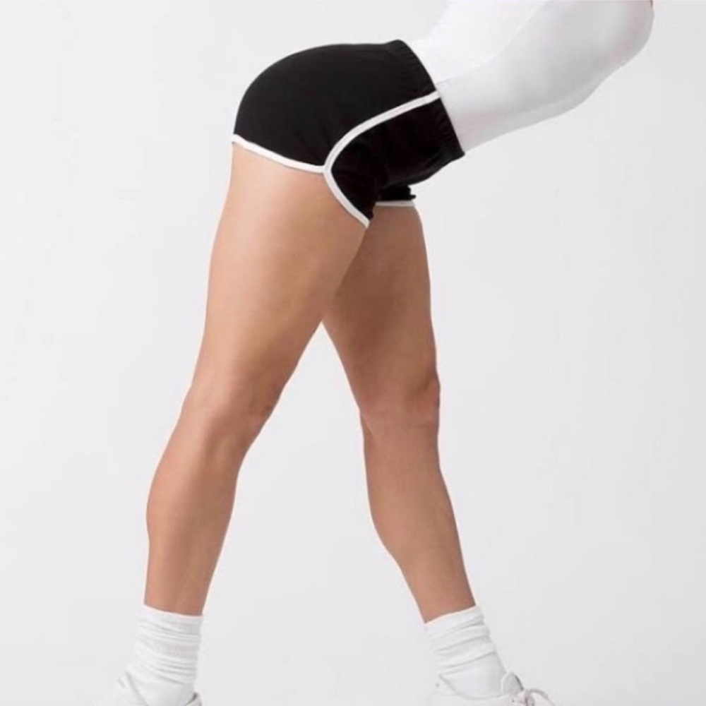 NEW American Apparel Interlock Running Shorts Active Bottom